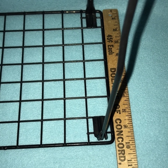 📚LOCKER shelf foldable black coated metal - Picture 6 of 7